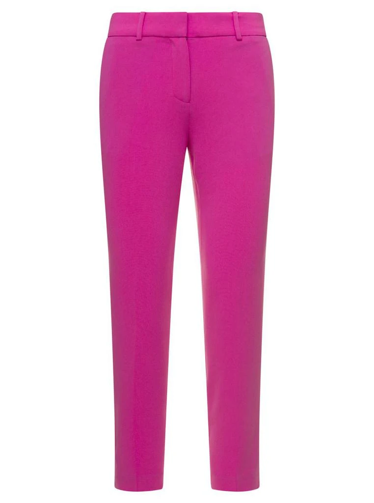 商品Michael Kors|Fuchsia Slim Pants with Belt Loops in Acetate Blend M Michael Kors,价格¥1466,第1张图片