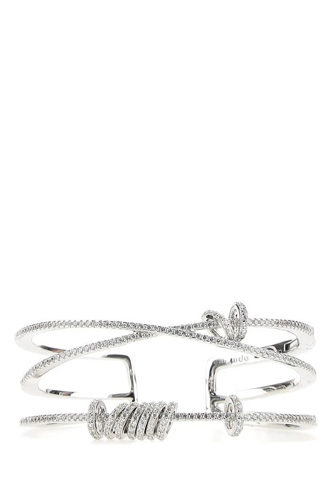 商品apm Monaco|APM Monaco Sliding Rings Embellished Cuff,价格¥1222,第1张图片