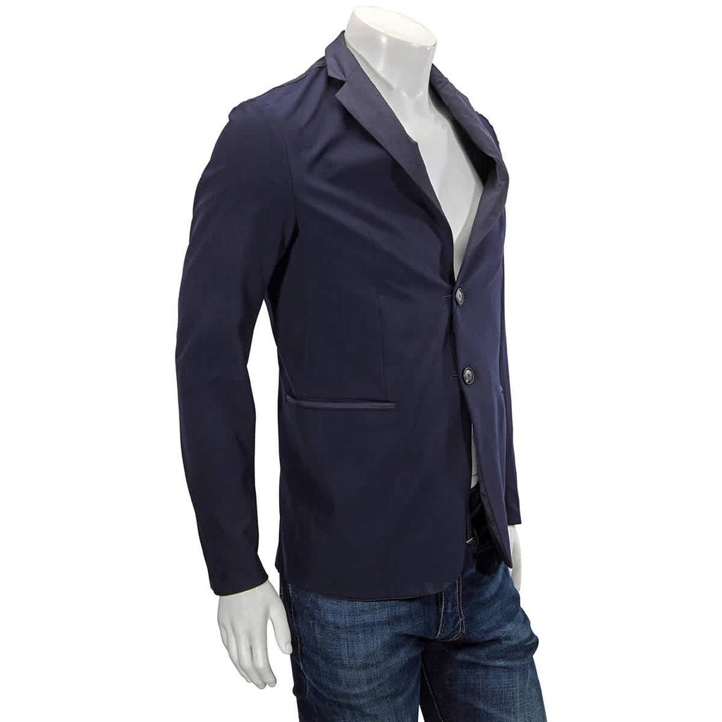 Emporio Armani Mens Reversible Navy Blazer Jacket, Brand Size 46商品第2张图片规格展示