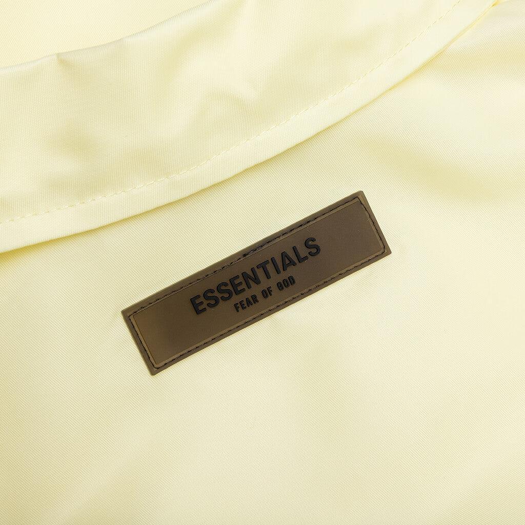 商品Essentials|Fear of God Essentials Coaches Jacket - Canary,价格¥1217,第5张图片详细描述