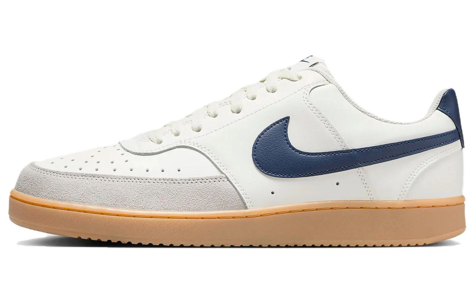 商品[国内直发] NIKE|Court Vision 1 LOW 低帮 板鞋 男款 白色,价格¥345,第1张图片