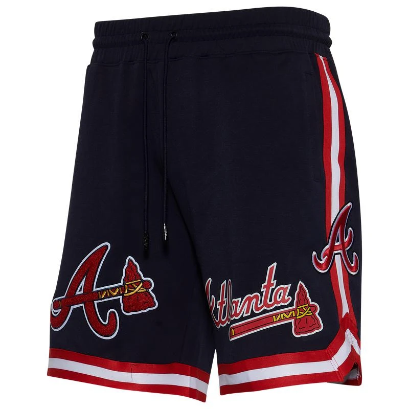 商品Pro Standard|Pro Standard Braves MLB Shorts - Men's,价格¥484,第1张图片