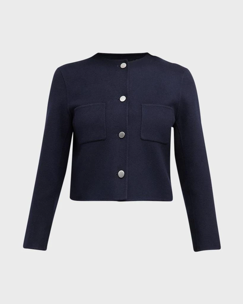 商品Theory|Doubleface Wool-Cashmere Crop Jacket,价格¥1144,第2张图片详细描述