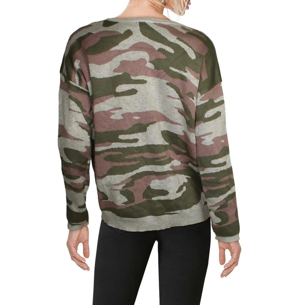 商品Metric New York|Metric New York Womens Camo Pullover V-Neck Sweater,价格¥77,第2张图片详细描述