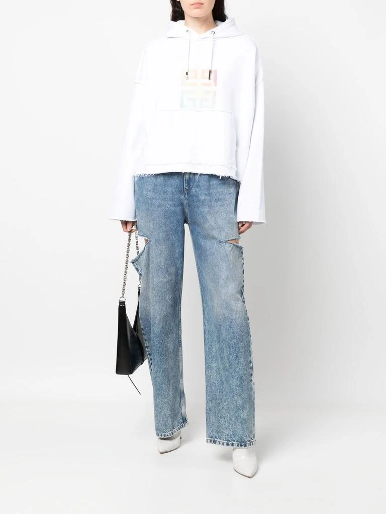 商品Givenchy|GIVENCHY - Logo Cotton Hoodie,价格¥6888,第3张图片详细描述