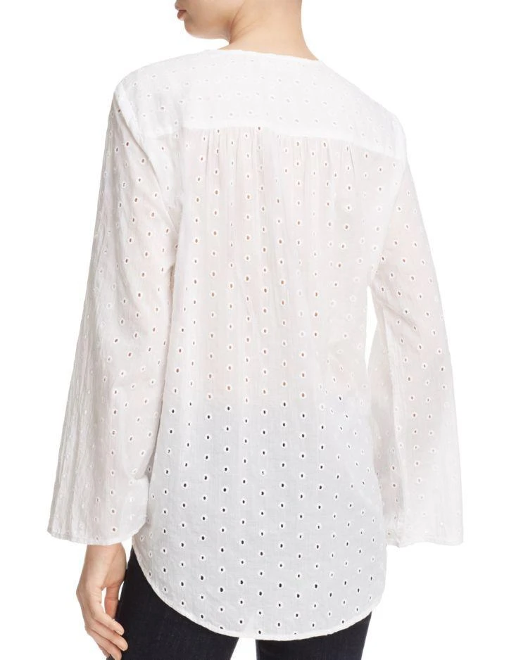 商品Side Stitch|Bell Sleeve Eyelet Cotton Tunic,价格¥238,第2张图片详细描述