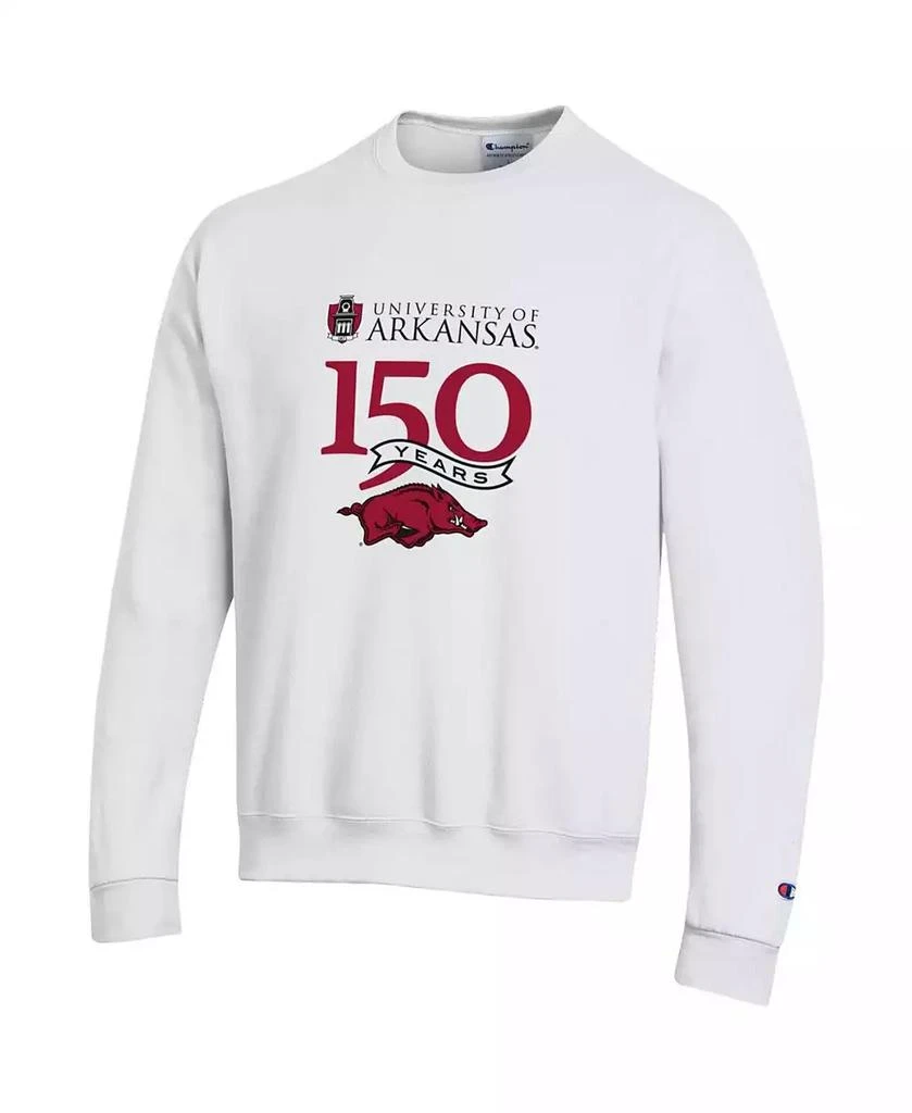 商品CHAMPION|Men's White Arkansas Razorbacks 150th Anniversary Pullover Sweatshirt,价格¥247,第2张图片详细描述