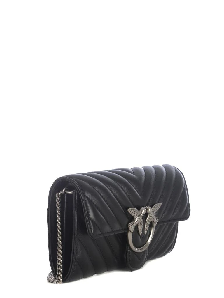 商品PINKO|Wallet Pinko love Wallet Chevron In Leather,价格¥1758,第2张图片详细描述