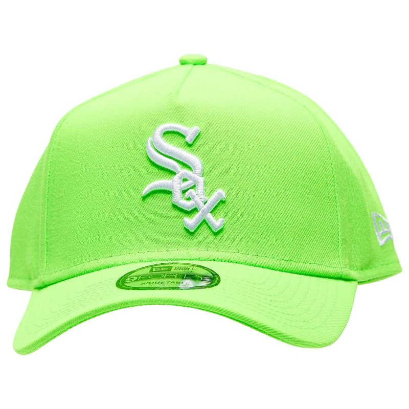 商品New Era|New Era White Sox A Frame Neon Adjustable Cap - Men's,价格¥105,第2张图片详细描述