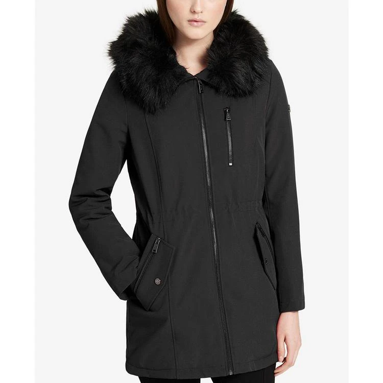 商品Calvin Klein|Faux-Fur-Lined Parka,价格¥674,第4张图片详细描述