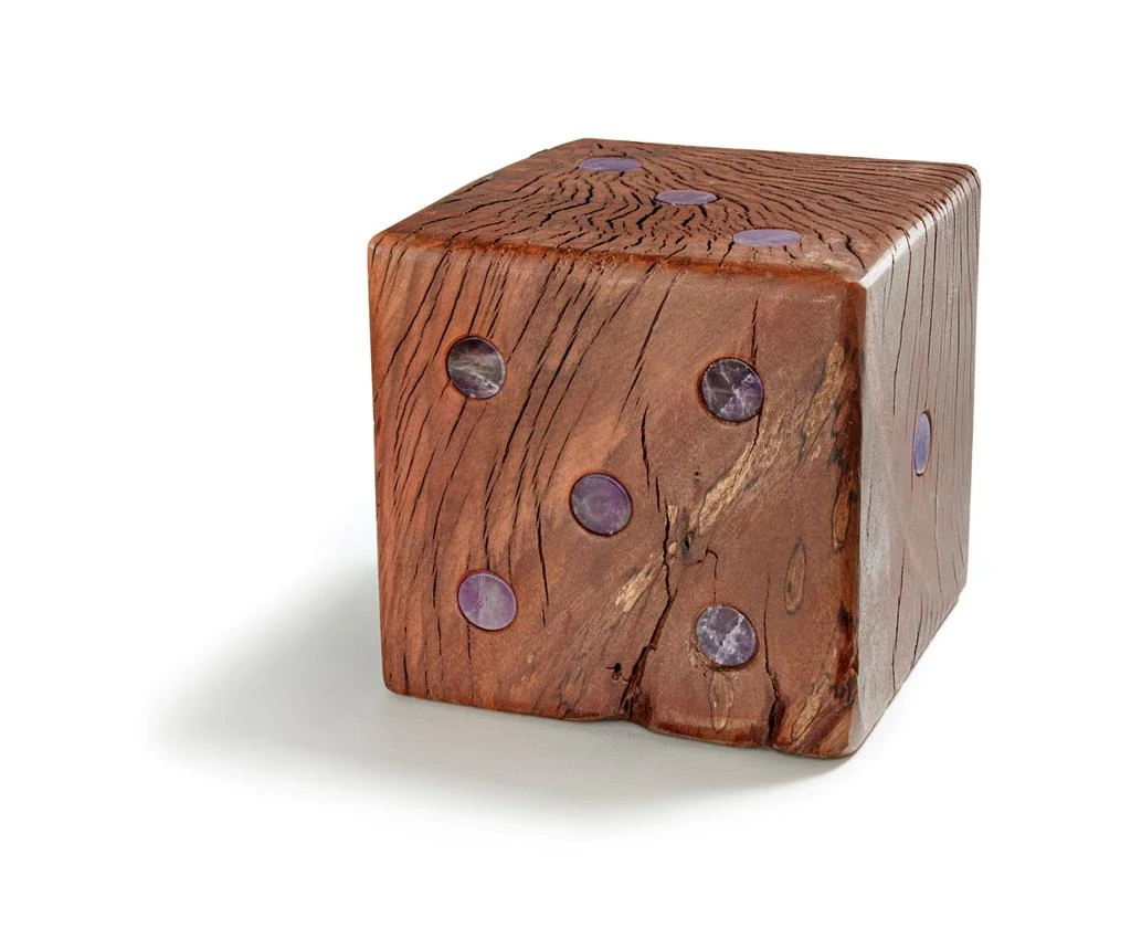 商品ANNA New York|AFORA Cape Amethyst Wood Dice Bookend - ORIGINAL MSRP $400,价格¥991,第1张图片
