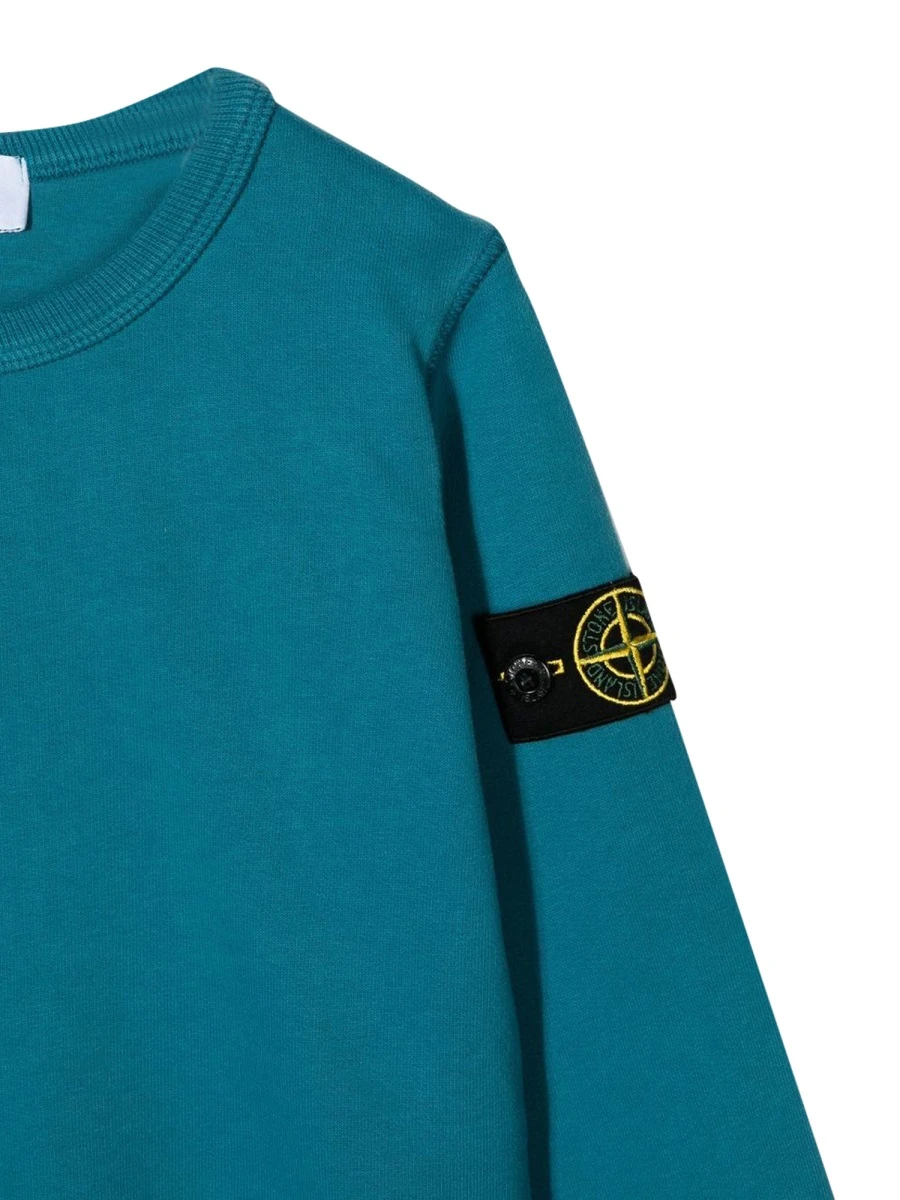 商品Stone Island|Stone Island 男童卫衣 771661340KV0023 蓝色,价格¥874,第4张图片详细描述