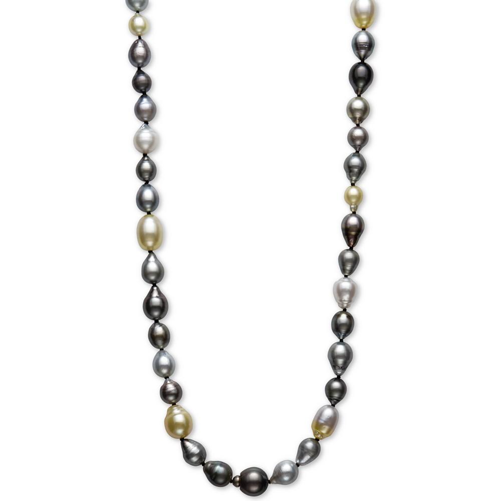 Multicolor Cultured Pearl 34" Strand Necklace商品第1张图片规格展示