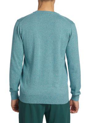 Marled Cotton Crewneck Sweater商品第2张图片规格展示