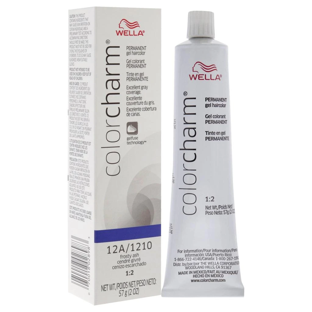 商品Wella|Color Charm Permanent Hair Color Gel - 12A 1210 Frosty Ash by  for Unisex - 2 oz Hair Color,价格¥131,第3张图片详细描述