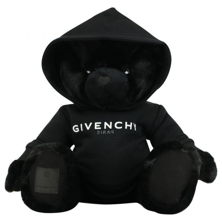 商品Givenchy|Black Plush Hoodie Teddy Bear,价格¥1302,第5张图片详细描述