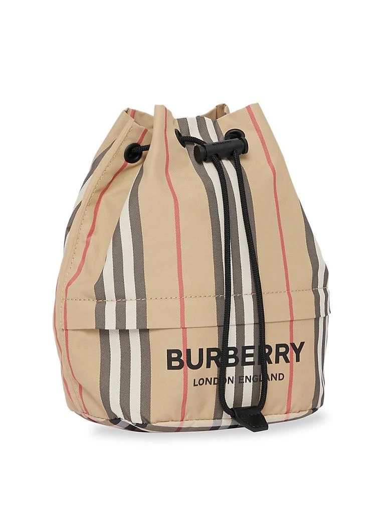 商品Burberry|Phoebe Icon Stripe Drawstring Bucket Bag,价格¥3823,第3张图片详细描述