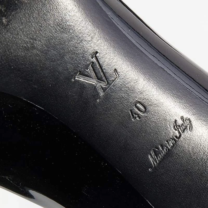 Louis Vuitton Black Patent Leather Ball Pumps Size 40 商品
