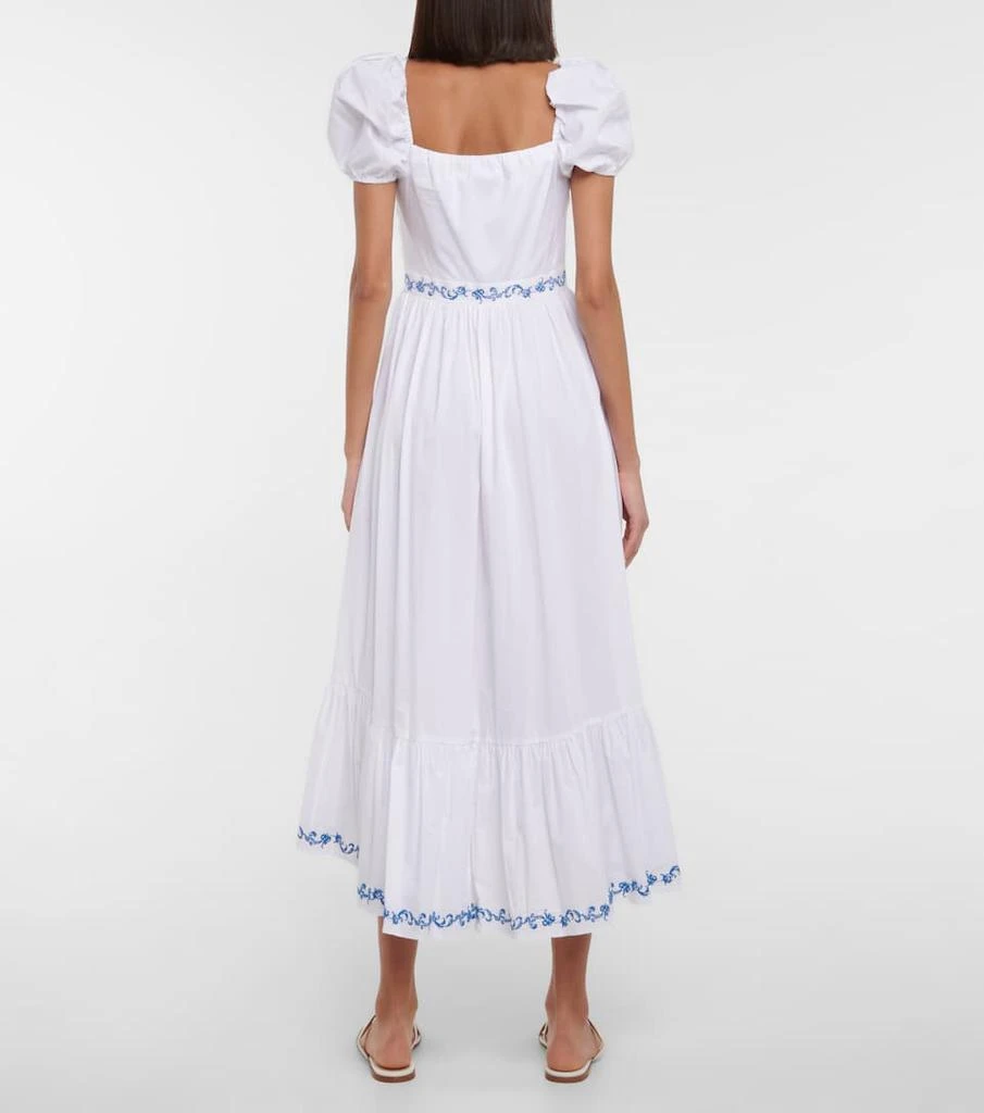商品CAROLINE CONSTAS|Hayden embroidered midi dress,价格¥2321,第3张图片详细描述