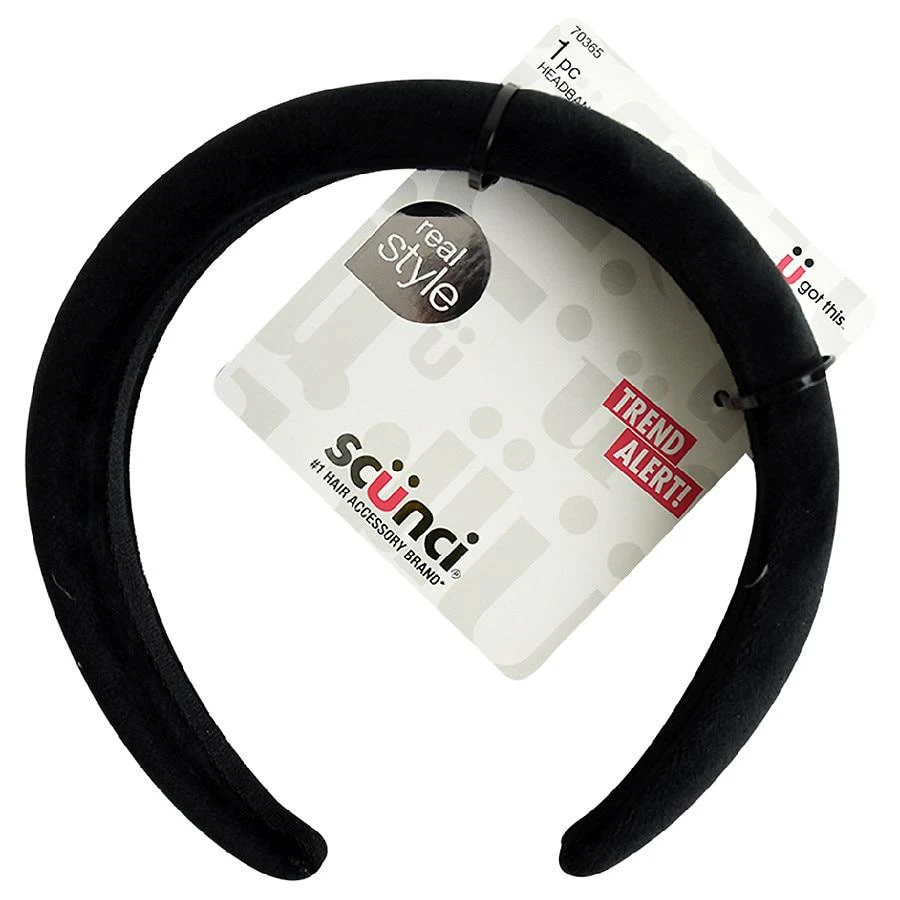 商品Scunci|Real Style Padded Velvet Fashion Headband,价格¥45,第1张图片