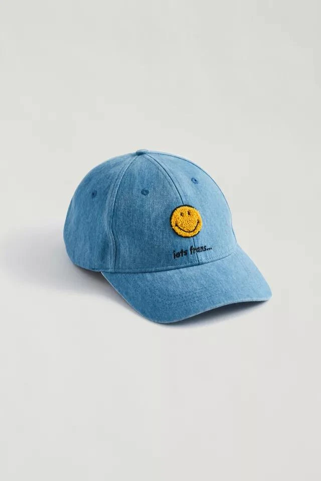 商品iets frans|iets frans… X Smiley Denim Baseball Hat,价格¥113,第1张图片