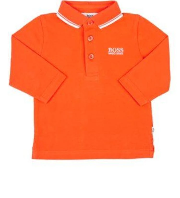 商品Hugo Boss|Cotton Piqué Long-Sleeve Polo Shirt,价格¥368,第1张图片