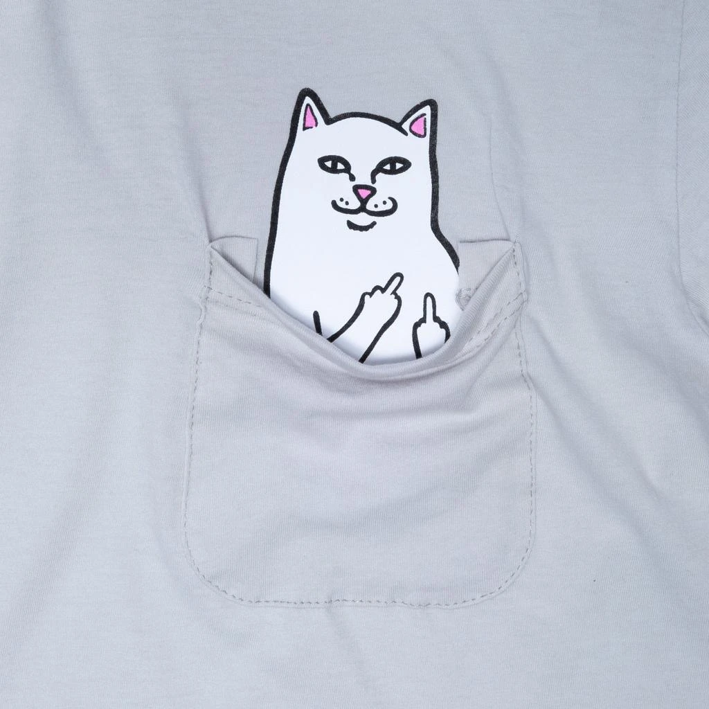 商品RIPNDIP|Lord Nermal Pocket Tee (Grey),价格¥153,第2张图片详细描述