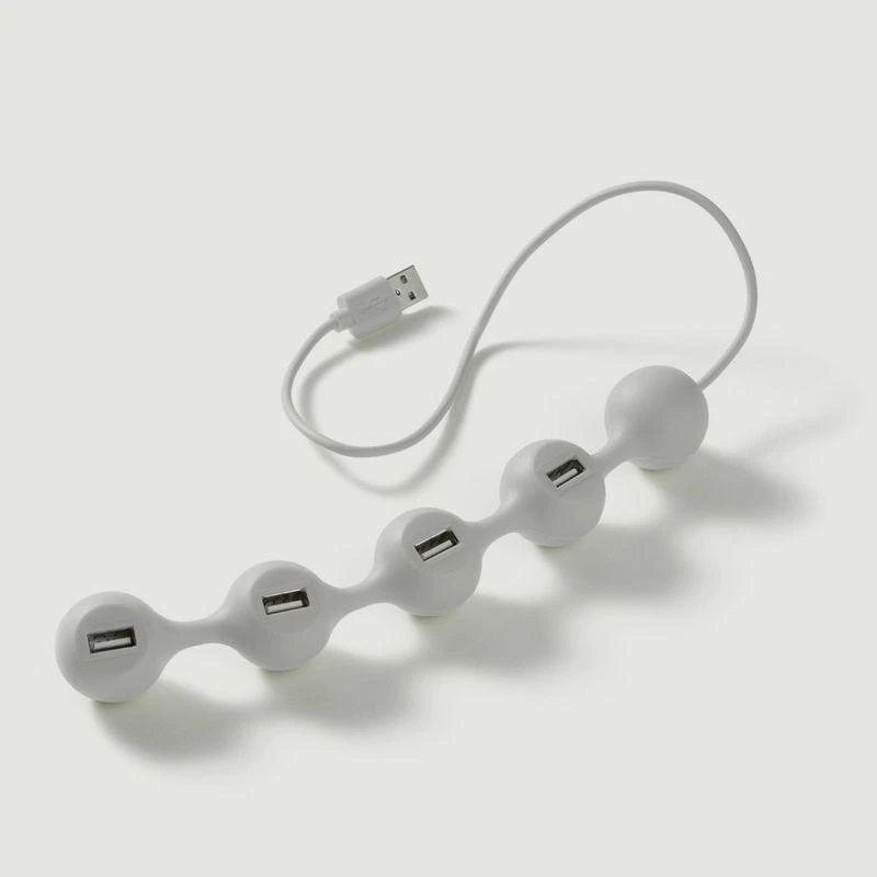商品Lexon Design|Multi-Port USB Peas Hub White LEXON DESIGN,价格¥245,第1张图片