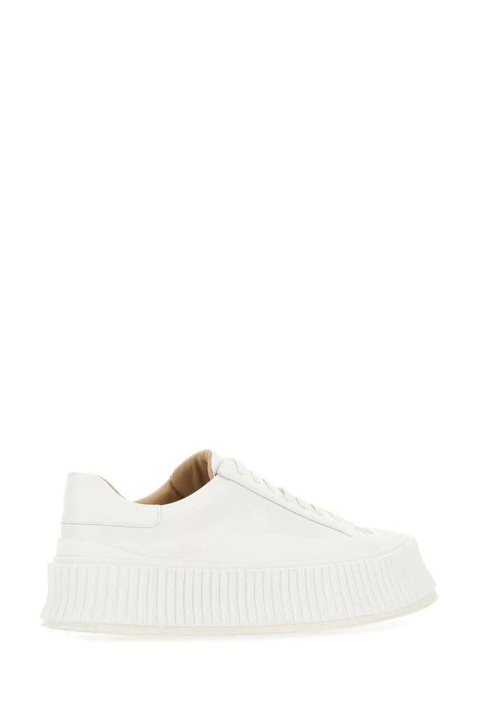 商品Jil Sander|White leather and rubber sneakers,价格¥2681,第2张图片详细描述