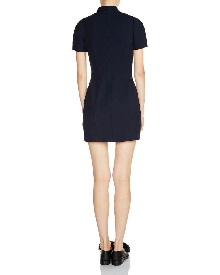 商品Maje|Renyo Seamed Sheath Mini Dress ,价格¥1629,第2张图片详细描述