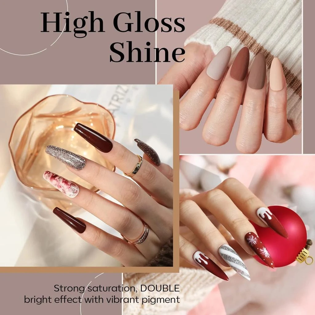 商品[国内直发] MODELONES|6 Shades Gel Nail Polish Set Collection,价格¥142,第3张图片详细描述