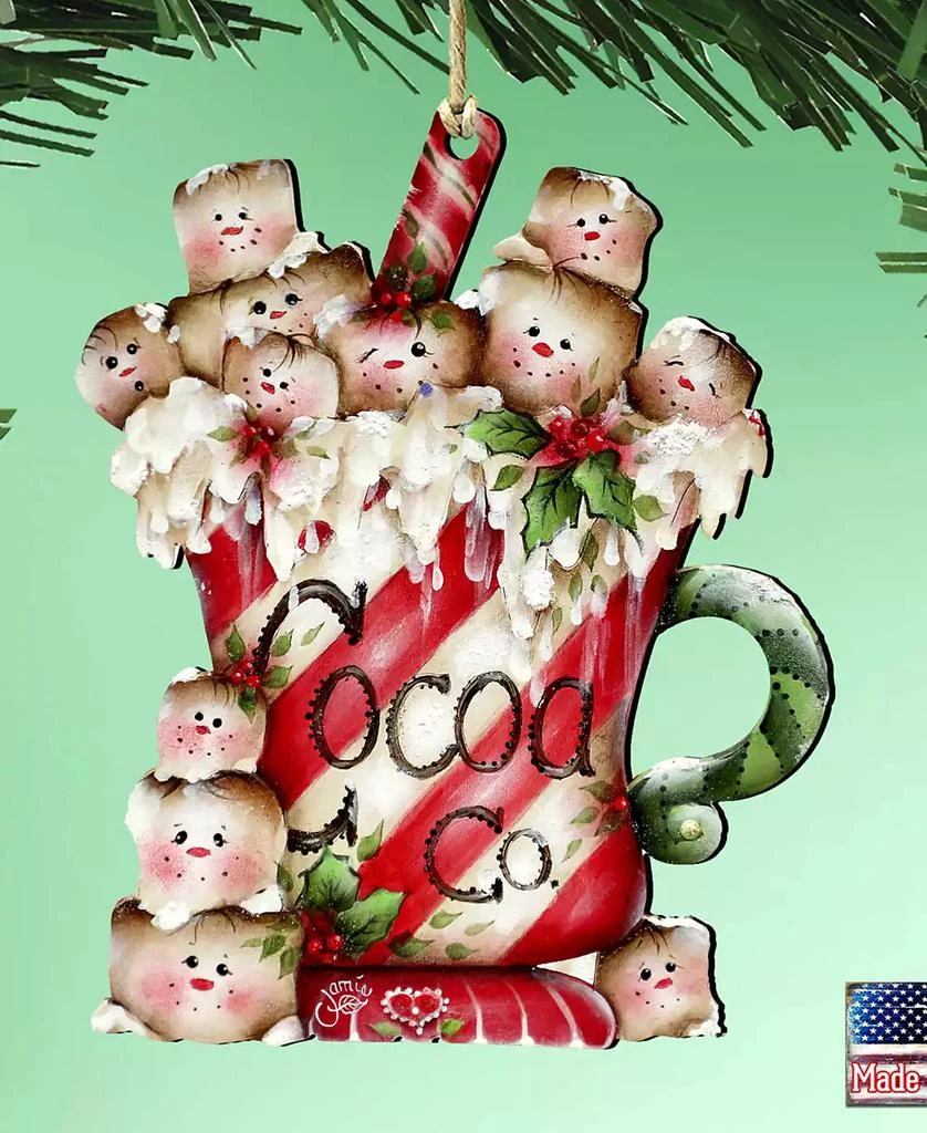 商品Designocracy|Marshmallow Cocoa Co Ornament,价格¥192,第2张图片详细描述