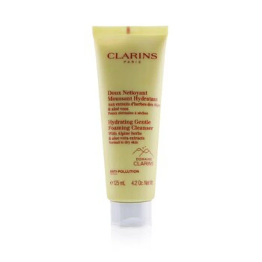 商品Clarins|Clarins Hydrating Gentle Foaming Cleanser with Alpine Herbs & Aloe Vera Extracts 4.2 oz Normal to Dry Skin Skin Care 3380810427325,价格¥163,第1张图片