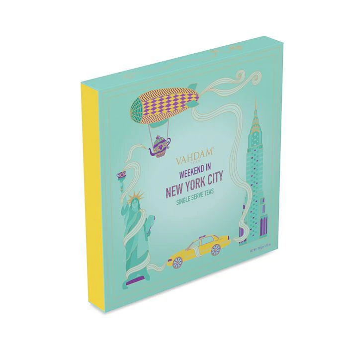 商品VAHDAM|Weekend in New York Tea Collection,价格¥299,第1张图片