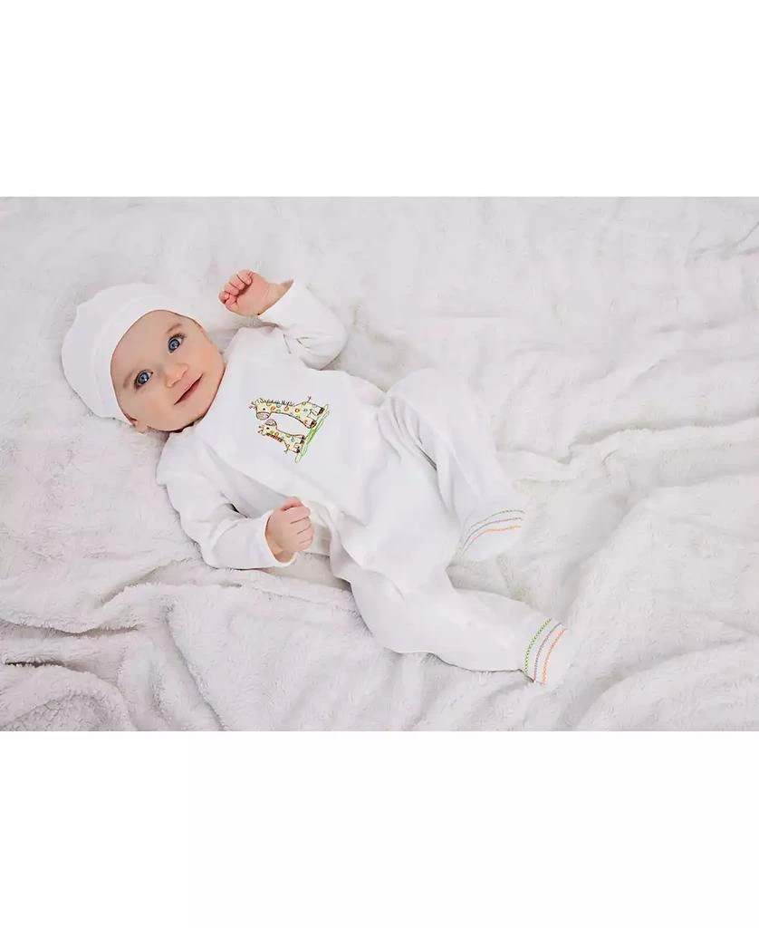 商品Little Me|Baby Boys or Baby Girls Giraffe Coverall with Hat, 2 Piece Set,价格¥98,第2张图片详细描述