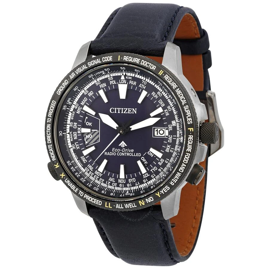商品Citizen|Promaster Perpetual World Time Blue Dial Men's Watch CB0204-14L,价格¥3000,第1张图片