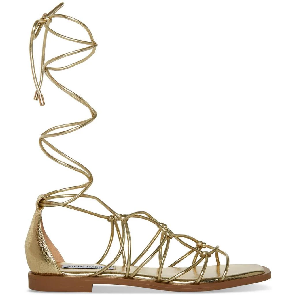 商品Steve Madden|Steve Madden Womens AINSLEY Warm Solid Strappy Sandals,价格¥101,第4张图片详细描述