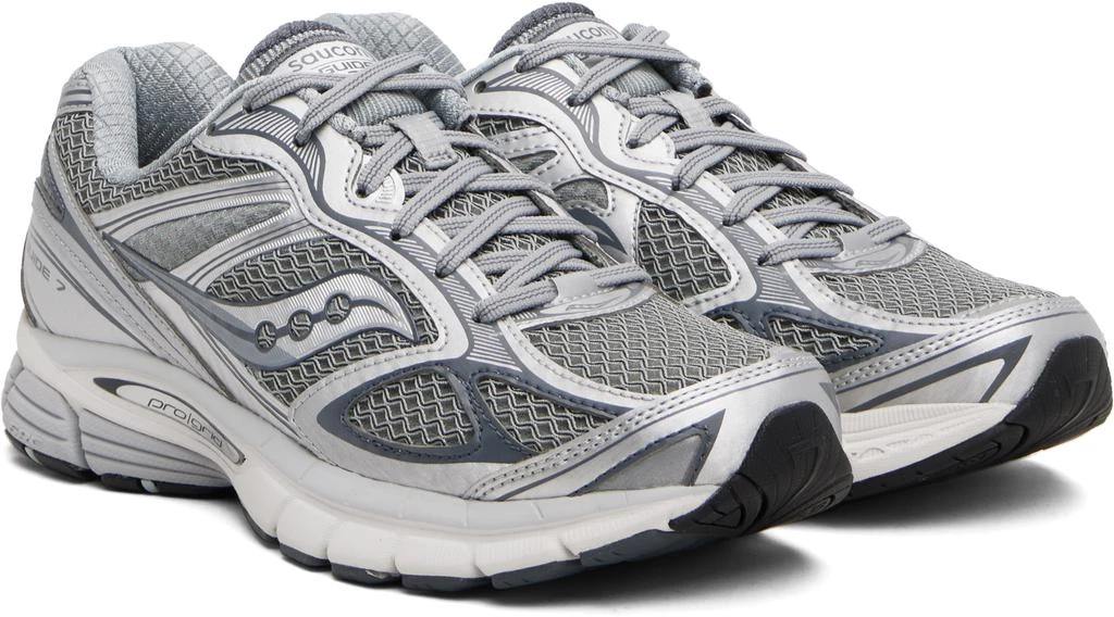 商品Saucony|灰色 & 银色 ProGrid Guide 7 运动鞋,价格¥1269,第4张图片详细描述