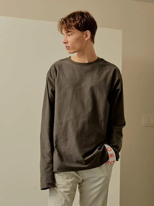 商品JWO|Point Long Sleeves T-shirt_Charcoal,价格¥471,第1张图片