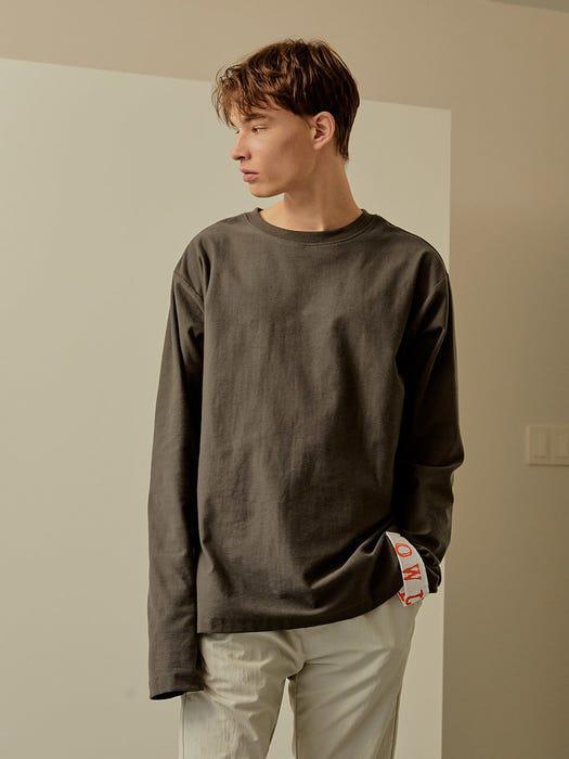 商品JWO|Point Long Sleeves T-shirt_Charcoal,价格¥353,第1张图片