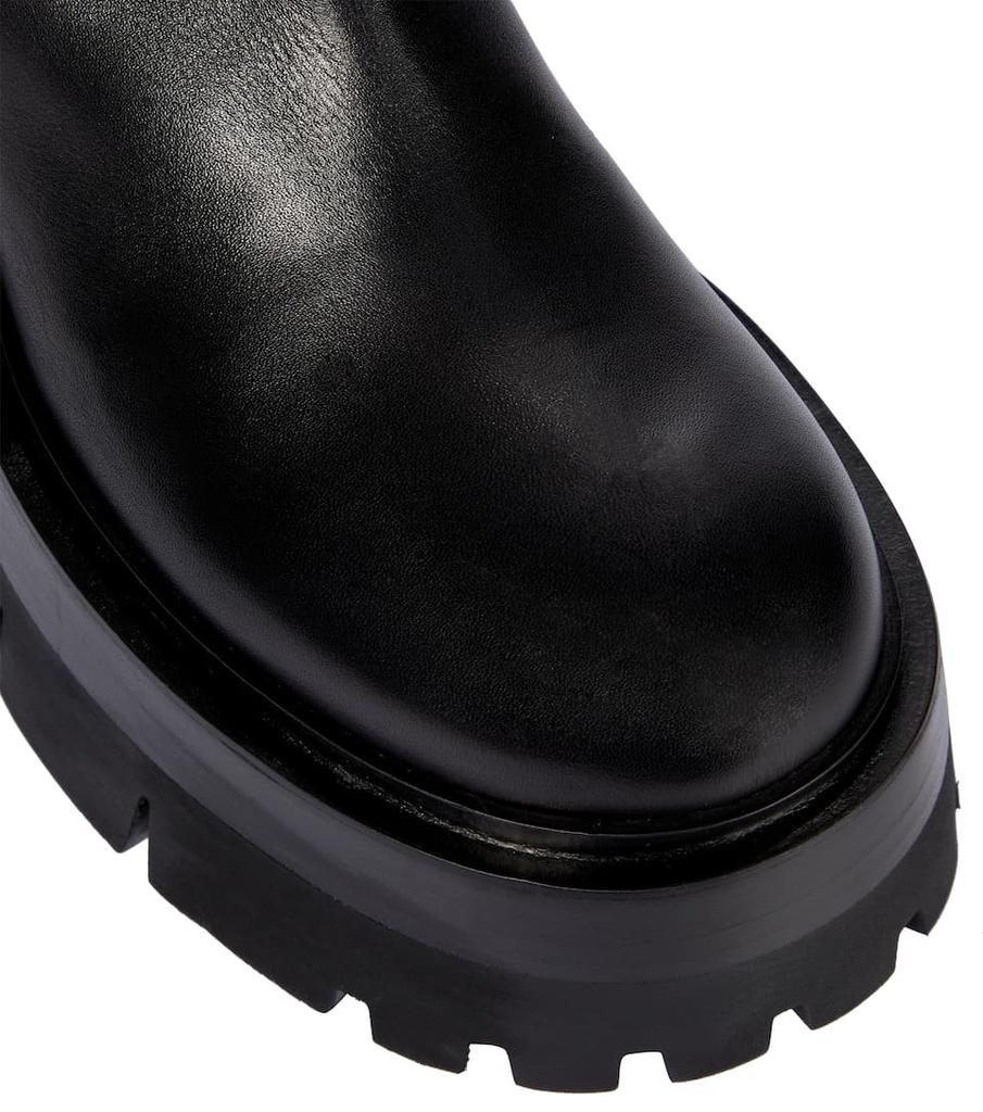 Leonidis over-the-knee leather boots商品第6张图片规格展示