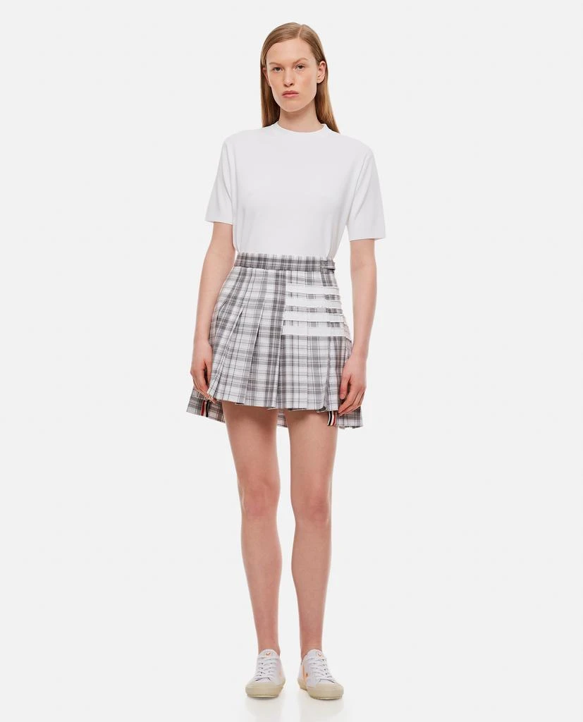 商品Thom Browne|MINI DROPPED BACK PLEATED COTTON SKIRT,价格¥4993,第2张图片详细描述