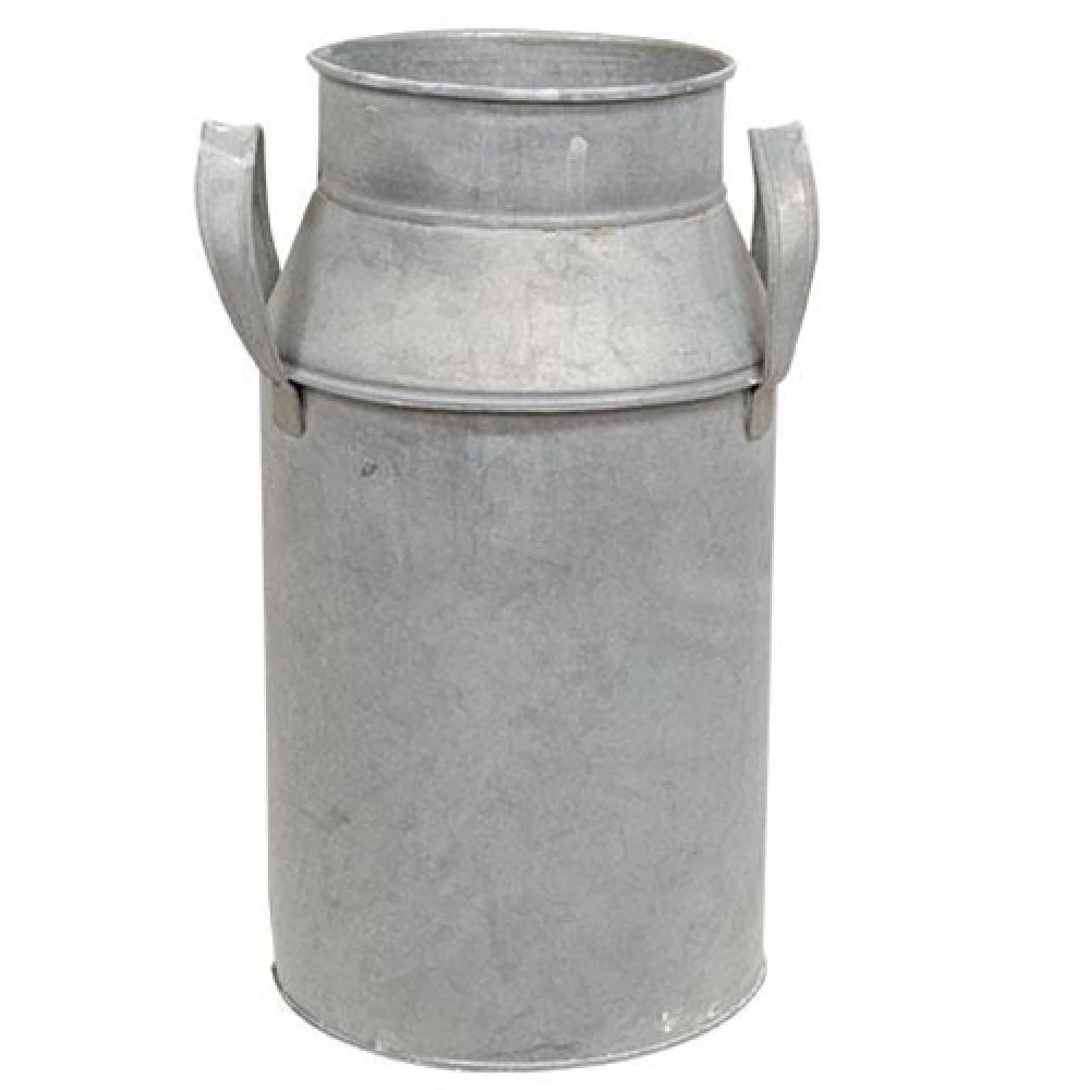 商品HomeGifo|Natural Zinc Milk Can 10.5"H,价格¥349,第1张图片