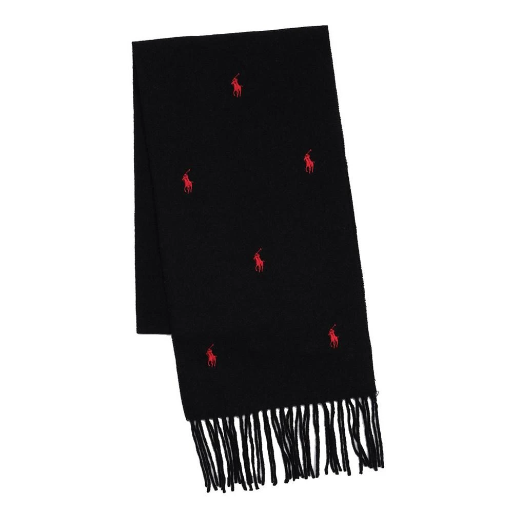 商品Ralph Lauren|Men's Embroidered Pony Scarf,价格¥918,第3张图片详细描述