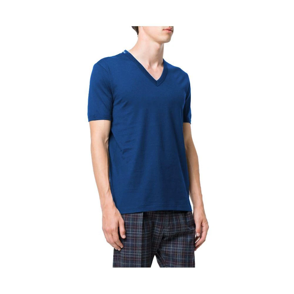 商品Dolce & Gabbana|Dolce & Gabbana Blue Cotton T-Shirt,价格¥1922,第3张图片详细描述