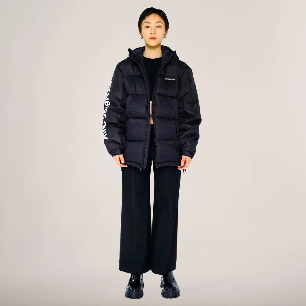 商品Members Only|Women's Oversized Puffer Jacket,价格¥294,第2张图片详细描述