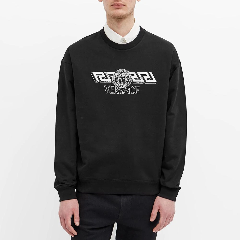 商品Versace|Versace New Logo Crew Sweat,价格¥2061,第3张图片详细描述