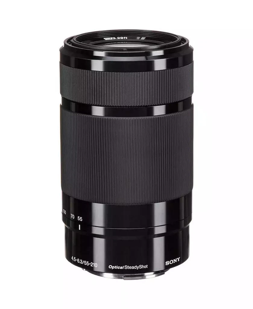 商品SONY|E 55-210mm f/4.5-6.3 OSS Lens for Sony E, Black, Bundle with 49mm Filter Kit, Cleaning Kit,价格¥2468,第2张图片详细描述