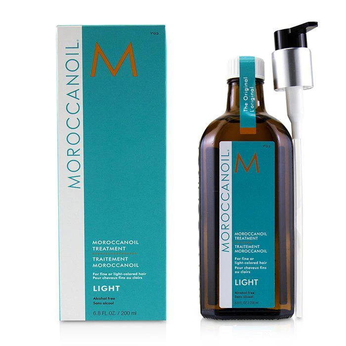 商品Moroccanoil|Moroccanoil 摩洛哥护发坚果油 - 轻盈(纤细&轻度染色发质) 200ml/6.8oz,价格¥767,第2张图片详细描述