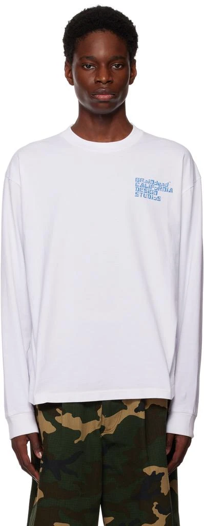 商品Brain Dead|White Permit Everything Long Sleeve T-Shirt,价格¥246,第1张图片